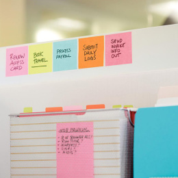 Post-it Super Sticky 76 x 127 Colour Mix Cosmic 6-pack in the group Paper & Pads / Note & Memo / Post-it and notepads at Pen Store (135732)