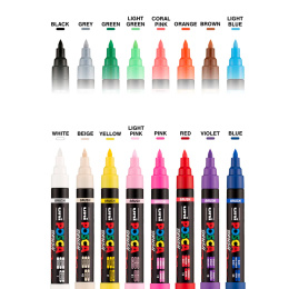 Posca Brush PC-5BR in the group Pens / Artist Pens / Illustration Markers at Pen Store (135904_r)