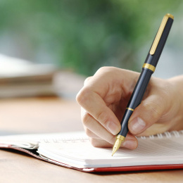 BISO Fountain Pen Nebula Black in the group Pens / Fine Writing / Fountain Pens at Pen Store (136077_r)