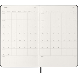 Diary 12M Daily 2026 Hardcover Large Black in the group Paper & Pads / Planners / 12-Month Planners at Pen Store (136081)