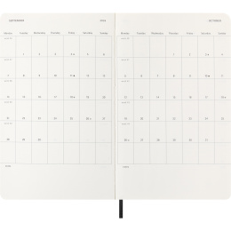 Diary 12M Daily 2026 Softcover Large Black in the group Paper & Pads / Planners / 12-Month Planners at Pen Store (136082)