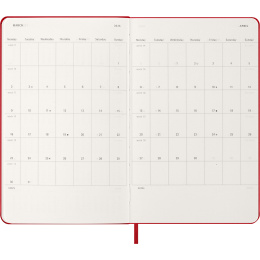 Diary 12M Daily 2026 Hardcover Large Red in the group Paper & Pads / Planners / 12-Month Planners at Pen Store (136084)