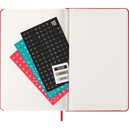 Diary 12M Daily 2026 Hardcover Large Red in the group Paper & Pads / Planners / 12-Month Planners at Pen Store (136084)