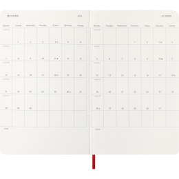 Diary 12M Daily 2026 Softcover Large Red in the group Paper & Pads / Planners / 12-Month Planners at Pen Store (136085)