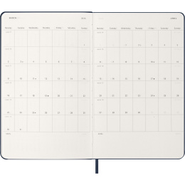Diary 12M Daily 2026 Hardcover Large Sapphire Blue in the group Paper & Pads / Planners / 12-Month Planners at Pen Store (136086)