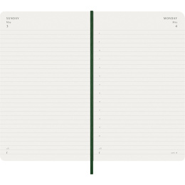 Diary 12M Daily 2026 Softcover Large Myrtle Green in the group Paper & Pads / Planners / 12-Month Planners at Pen Store (136088)