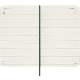 Diary 12M Daily 2026 Softcover Pocket Myrtle Green in the group Paper & Pads / Planners / 12-Month Planners at Pen Store (136089)