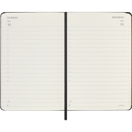 Diary 12M Daily 2026 Hardcover Pocket Black in the group Paper & Pads / Planners / 12-Month Planners at Pen Store (136090)