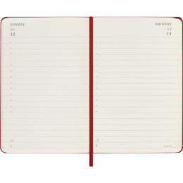 Diary 12M Daily 2026 Hardcover Pocket Red in the group Paper & Pads / Planners / 12-Month Planners at Pen Store (136093)