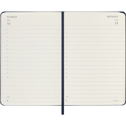 Diary 12M Daily 2026 Hardcover Pocket Sapphire Blue in the group Paper & Pads / Planners / 12-Month Planners at Pen Store (136095)
