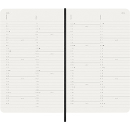 Diary 12M Monthly 2026 Softcover Large Black in the group Paper & Pads / Planners / 12-Month Planners at Pen Store (136097)