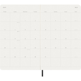 Diary 12M Monthly 2026 Softcover Large Black in the group Paper & Pads / Planners / 12-Month Planners at Pen Store (136097)