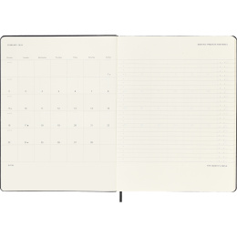 Diary 12M Weekly Vertical PRO 2026 Hardcover XL Black in the group Paper & Pads / Planners / 12-Month Planners at Pen Store (136101)