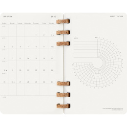 Diary 12M Spiral Planner 2026 Large Black in the group Paper & Pads / Planners / 12-Month Planners at Pen Store (136104)