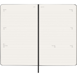 Diary 12M Weekly Horizontal 2026 Hardcover Large Black in the group Paper & Pads / Planners / 12-Month Planners at Pen Store (136106)