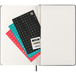 Diary 12M Weekly Horizontal 2026 Hardcover Large Black in the group Paper & Pads / Planners / 12-Month Planners at Pen Store (136106)