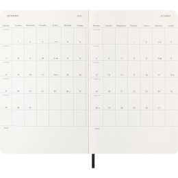 Diary 12M Weekly Horizontal 2026 Softcover Large Black in the group Paper & Pads / Planners / 12-Month Planners at Pen Store (136107)