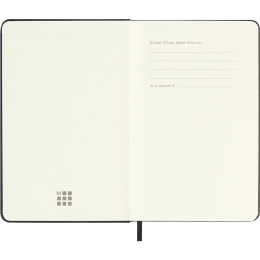 Diary 12M Weekly Horizontal 2026 Hardcover Pocket Black in the group Paper & Pads / Planners / 12-Month Planners at Pen Store (136108)