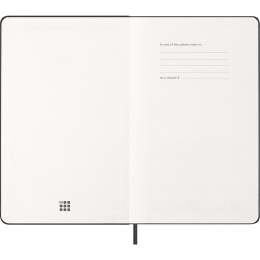 Diary 12M Weekly Notebook 2026 Hardcover Large Black in the group Paper & Pads / Planners / 12-Month Planners at Pen Store (136110)
