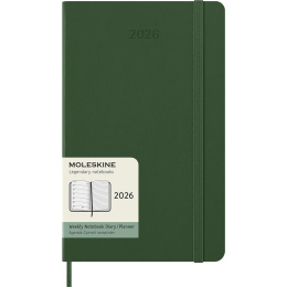 Diary 12M Weekly Notebook 2026 Hardcover Large Myrtle Green in the group Paper & Pads / Planners / 12-Month Planners at Pen Store (136112)