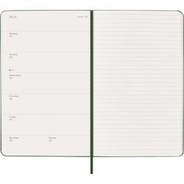 Diary 12M Weekly Notebook 2026 Hardcover Large Myrtle Green in the group Paper & Pads / Planners / 12-Month Planners at Pen Store (136112)