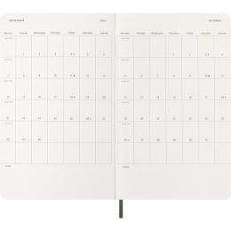 Diary 12M Weekly Notebook 2026 Softcover Large Myrtle Green in the group Paper & Pads / Planners / 12-Month Planners at Pen Store (136113)