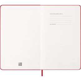 Diary 12M Weekly Notebook 2026 Hardcover Large Red in the group Paper & Pads / Planners / 12-Month Planners at Pen Store (136115)
