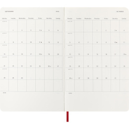 Diary 12M Weekly Notebook 2026 Softcover Large Red in the group Paper & Pads / Planners / 12-Month Planners at Pen Store (136116)