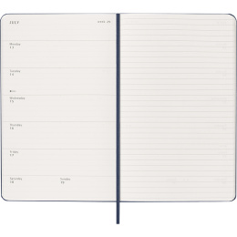 Diary 12M Weekly Notebook 2026 Hardcover Large Sapphire Blue in the group Paper & Pads / Planners / 12-Month Planners at Pen Store (136117)