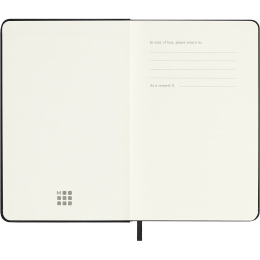 Diary 12M Weekly Notebook 2026 Hardcover Pocket Black in the group Paper & Pads / Planners / 12-Month Planners at Pen Store (136118)