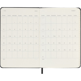Diary 12M Weekly Notebook 2026 Hardcover Pocket Black in the group Paper & Pads / Planners / 12-Month Planners at Pen Store (136118)