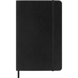 Diary 12M Weekly Notebook 2026 Softcover Pocket Black in the group Paper & Pads / Planners / 12-Month Planners at Pen Store (136119)