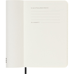 Diary 12M Weekly Notebook 2026 Softcover Pocket Black in the group Paper & Pads / Planners / 12-Month Planners at Pen Store (136119)