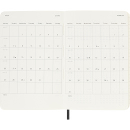 Diary 12M Weekly Notebook 2026 Softcover Pocket Black in the group Paper & Pads / Planners / 12-Month Planners at Pen Store (136119)