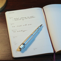 Diary 12M Weekly Notebook 2026 Hardcover Pocket Myrtle Green in the group Paper & Pads / Planners / 12-Month Planners at Pen Store (136120)