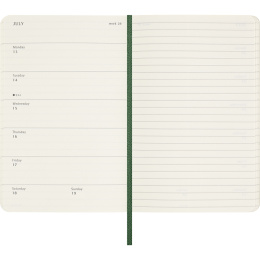 Diary 12M Weekly Notebook 2026 Softcover Pocket Myrtle Green in the group Paper & Pads / Planners / 12-Month Planners at Pen Store (136121)