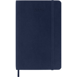 Diary 12M Weekly Notebook 2026 Softcover Pocket Sapphire Blue in the group Paper & Pads / Planners / 12-Month Planners at Pen Store (136122)