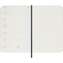 Diary 12M Weekly Notebook 2026 Softcover Pocket Sapphire Blue in the group Paper & Pads / Planners / 12-Month Planners at Pen Store (136122)