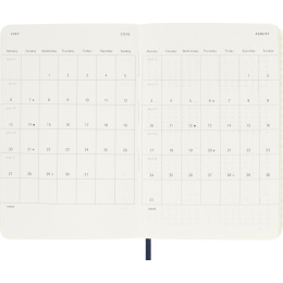 Diary 12M Weekly Notebook 2026 Softcover Pocket Sapphire Blue in the group Paper & Pads / Planners / 12-Month Planners at Pen Store (136122)
