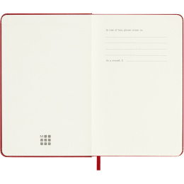 Diary 12M Weekly Notebook 2026 Hardcover Pocket Red in the group Paper & Pads / Planners / 12-Month Planners at Pen Store (136123)