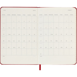 Diary 12M Weekly Notebook 2026 Hardcover Pocket Red in the group Paper & Pads / Planners / 12-Month Planners at Pen Store (136123)