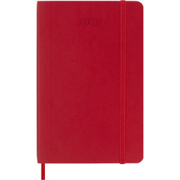 Diary 12M Weekly Notebook 2026 Softcover Pocket Red in the group Paper & Pads / Planners / 12-Month Planners at Pen Store (136124)