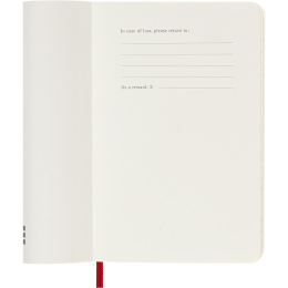Diary 12M Weekly Notebook 2026 Softcover Pocket Red in the group Paper & Pads / Planners / 12-Month Planners at Pen Store (136124)