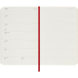 Diary 12M Weekly Notebook 2026 Softcover Pocket Red in the group Paper & Pads / Planners / 12-Month Planners at Pen Store (136124)