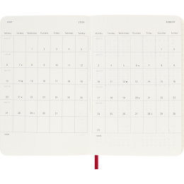 Diary 12M Weekly Notebook 2026 Softcover Pocket Red in the group Paper & Pads / Planners / 12-Month Planners at Pen Store (136124)