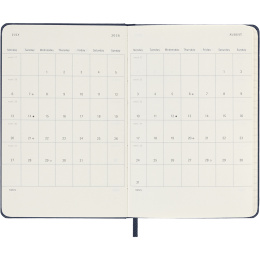Diary 12M Weekly Notebook 2026 Hardcover Pocket Sapphire Blue in the group Paper & Pads / Planners / 12-Month Planners at Pen Store (136125)