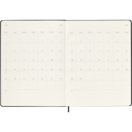Diary 12M Weekly Notebook 2026 Hardcover XL Black in the group Paper & Pads / Planners / 12-Month Planners at Pen Store (136126)