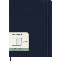Diary 12M Weekly Notebook 2026 Hardcover XL Sapphire Blue in the group Paper & Pads / Planners / 12-Month Planners at Pen Store (136128)