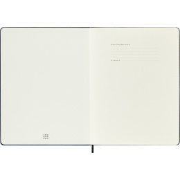 Diary 12M Weekly Notebook 2026 Hardcover XL Sapphire Blue in the group Paper & Pads / Planners / 12-Month Planners at Pen Store (136128)