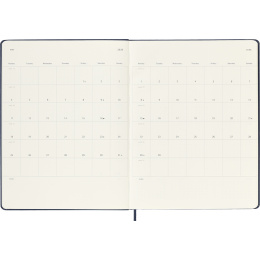 Diary 12M Weekly Notebook 2026 Hardcover XL Sapphire Blue in the group Paper & Pads / Planners / 12-Month Planners at Pen Store (136128)